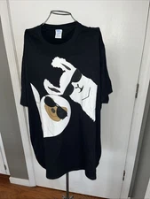 Cool Llama & Sloth Black T-shirt Size 3XL
