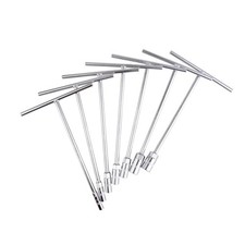 Tusk Deep Socket T-handle Wrench Set 7-pack Vanadium Steel Nickel-pewter Finish