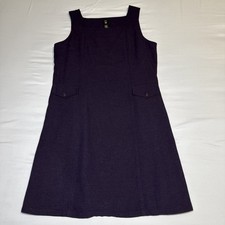 American Eagle Womens 8 Sleeveless Structured Tank Dress Sheath Square Neck EUC