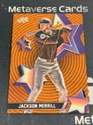 2025 Topps Chrome Cosmic Jackson Merrill StarFractor Orange 13/25 #SF-29 Padres