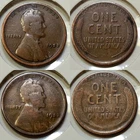 Lot of (2) Lincoln Wheat Cents: 1923-P & 1923-S - VG & G