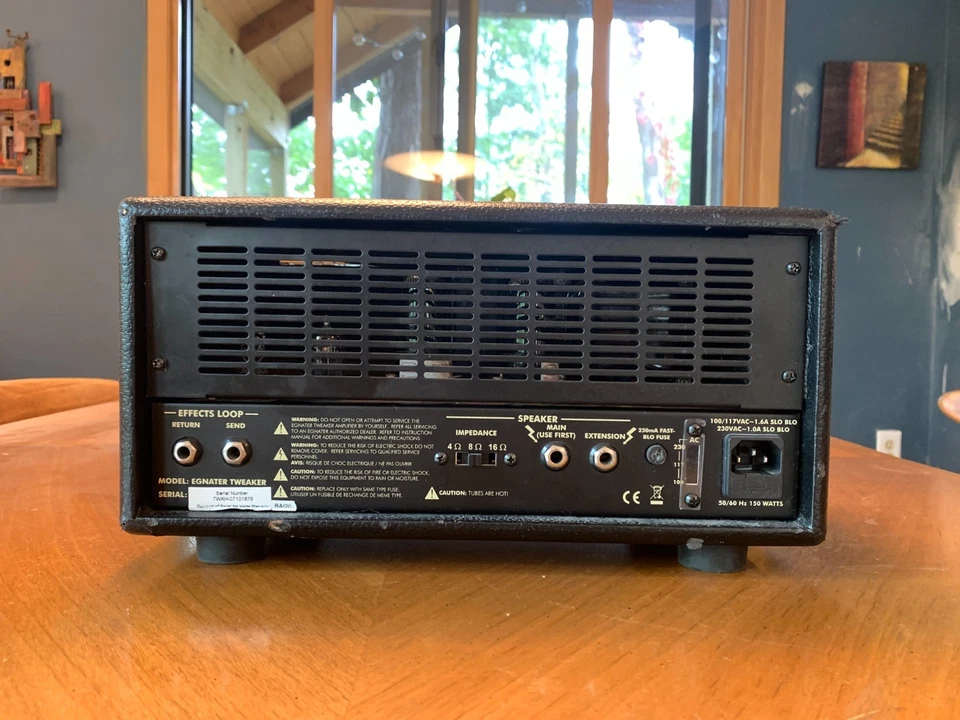 Egnater Tweaker 15 W Tube Guitar Amp Head Black, Beige - Image 3 of 4