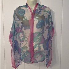 Lovely sheer pastel scarf