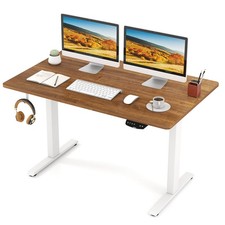 Costway 48" x 30" Electric Adjustable Standing up Desk Dual Motor w/ Controller