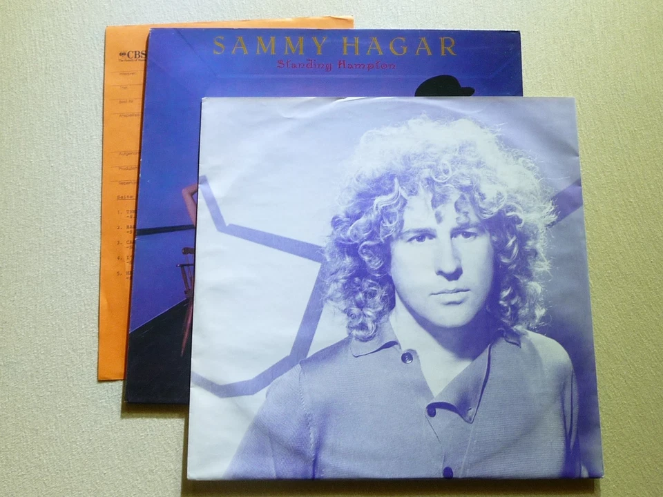 Sammy Hagar – Standing Hampton (Promotion Copy + Promo-Sheet, Unplayed) - Bild 4 von 4