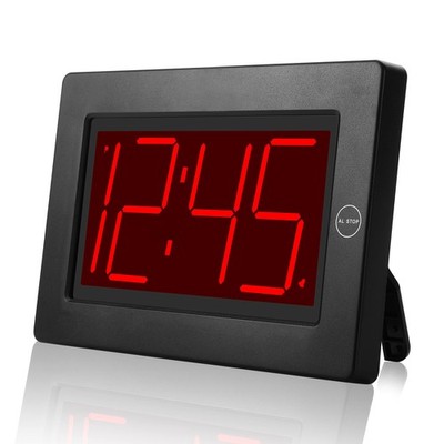 8 Inch Large Screen Digital Clock Battery Operated Wall Desk Clock Auto Dim