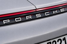 Porsche Matte Silver Rear Trunk Porsche Lettering Emblem 971853687a
