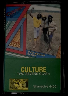 Culture Two Sevens Clash Cassette Tape 1987 Shanachie Roots Reggae Tested