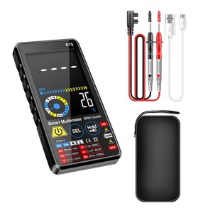 Testeur numérique multimètre 6000 Les comptes intelligents LCD Affichage rechargeable avec sac