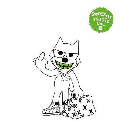 Various - Gangster Music Vol .  2 (2xLP, Album, Comp, Blu) (Very Good Plus (