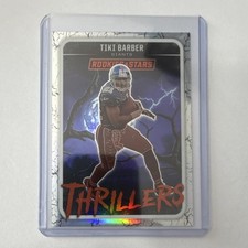 Panini 2025 Rookies & Stars Thrillers Tiki Barber Giants Prizm #11 Football
