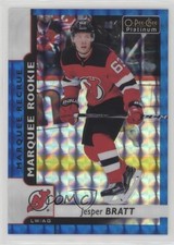 2017 O-Pee-Chee Platinum Marquee Rookies Royal Blue Cubes 35/99 Jesper Bratt 7o1