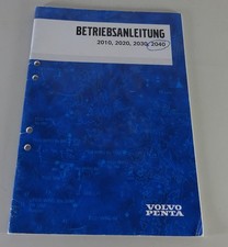 Betriebsanleitung Volvo Penta MD2010-C / MD2020-C / MD2030-C / MD2040-C 05/1998