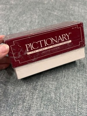 Vintage 1987 Pictionary Second Edition Card Set Refill Box No.133 Factory Sealed