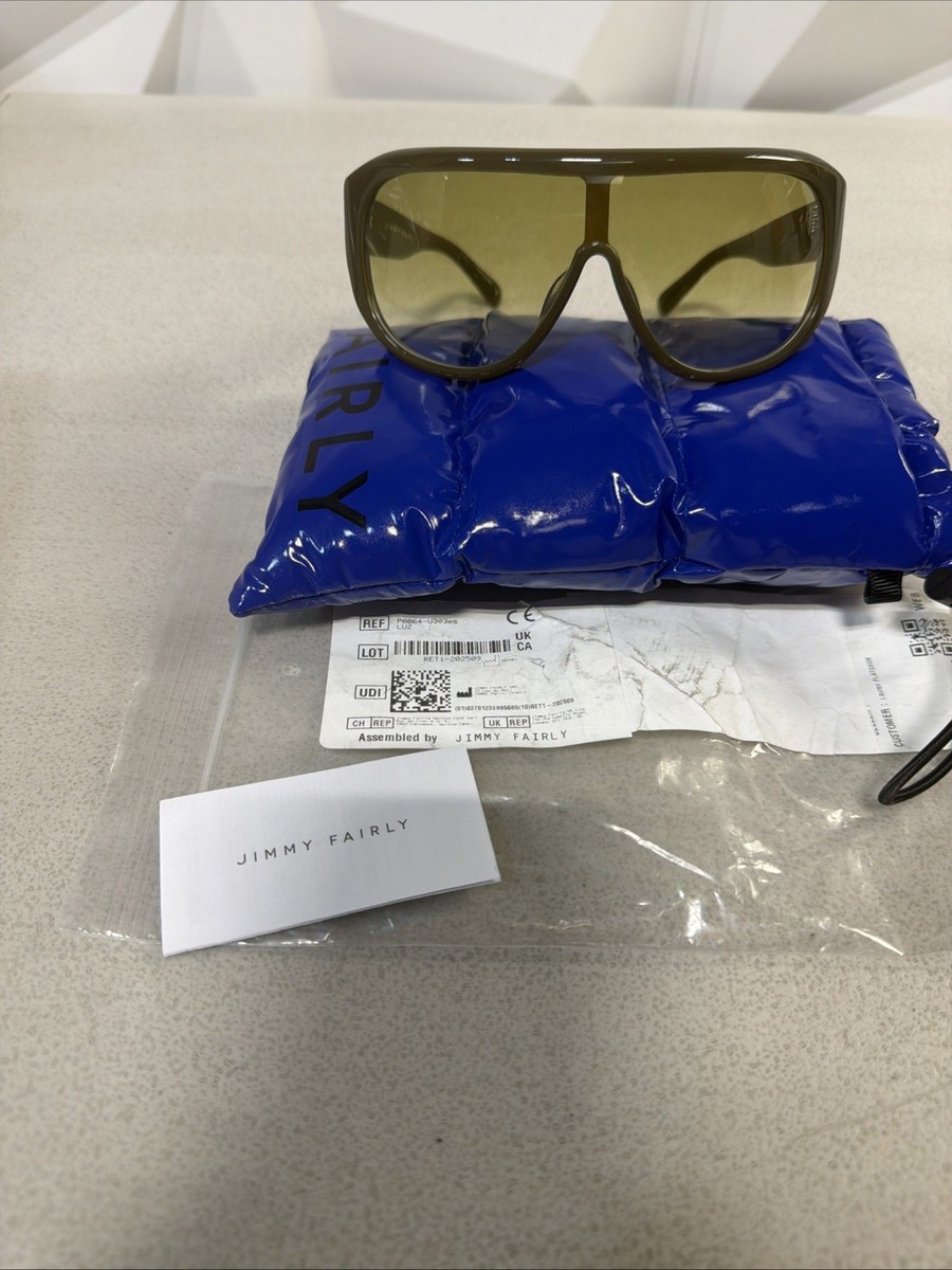 Jimmy Fairly The Luz Green Sunglasses | eBay