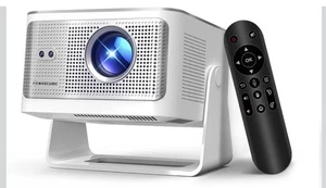 Projecteur intelligent avec 4K 8K Appui, Mini Projecteur avec Wifi6 et Bluetooth5.4,
