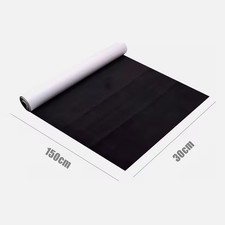 30*150cm Black Self Adhesive Velvet Liner Roll for Car Dashboard Door Panel USA~