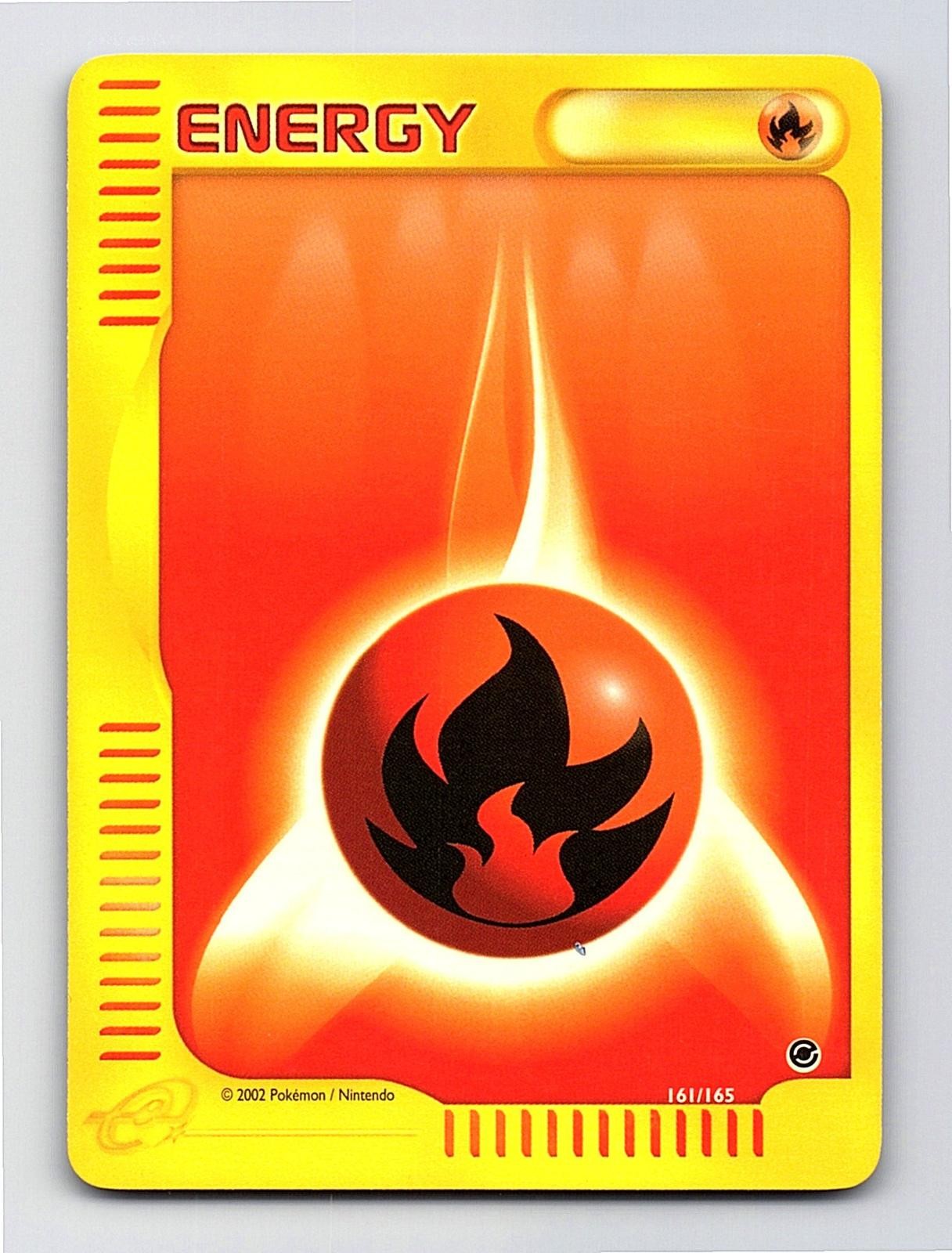 Fire Energy 161/165 Expedition Base Set Pokemon Near Mint