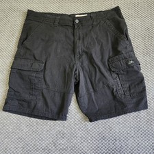 Wrangler Men's Cargo Shorts 38 Black Rn 139273 Stretch