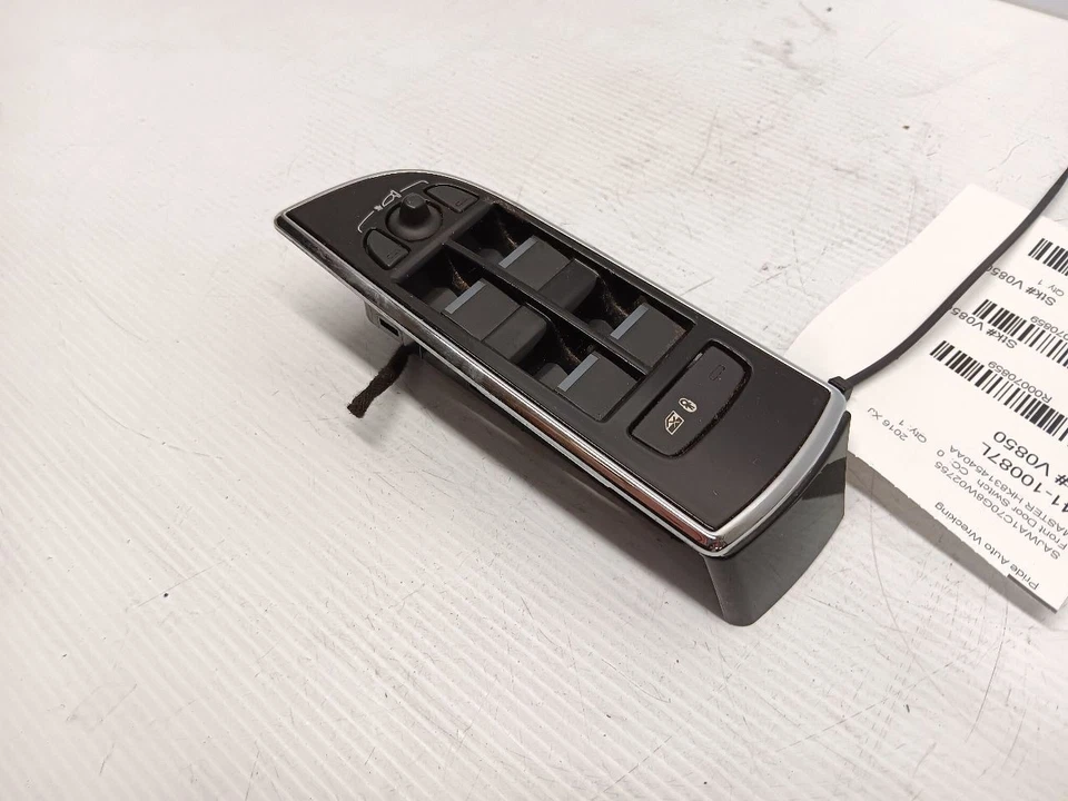Interruptor de ventana maestra del conductor izquierdo Jaguar XJ 2016 2017 2018 2019 20 OEM HK831450AA Foto 4 de 4