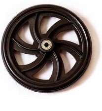 Walker Rollator Replacement 7.5" Wheels Black 1pis  FRONT FRONT 1 ,