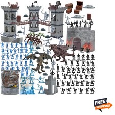 Medieval Castle Knight Toy Soldier Figures Army Men Toys, The Medieval Times ...