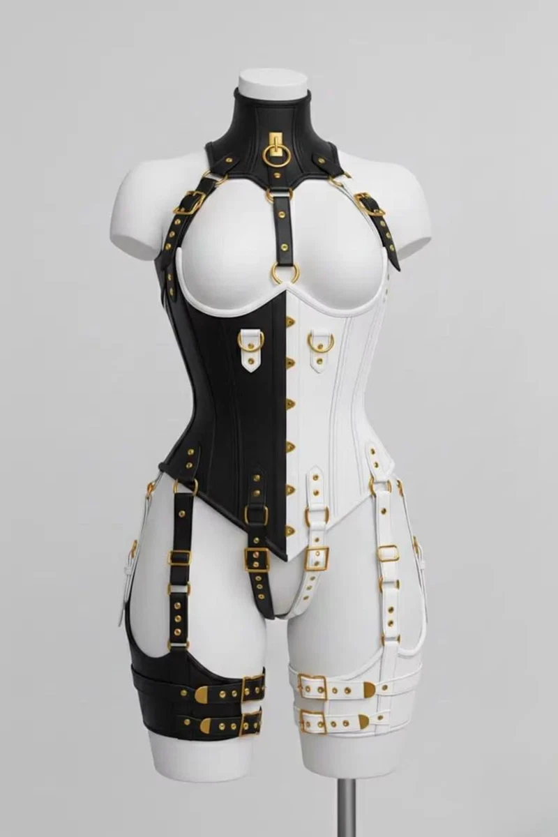 White Harness In Women's Corsets & Bustiers for sale | eBay