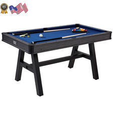 Barrington 5ft Billiards Pool Table With Balls Cues Rack Chalk Game Room Ready