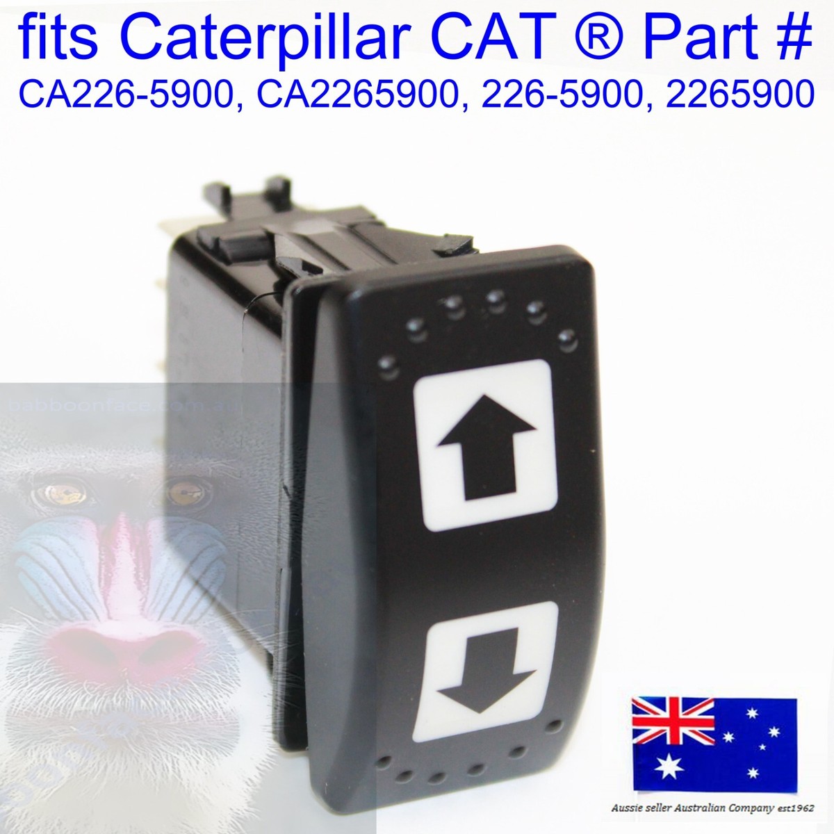 fits Caterpillar 226-5900 indicator Turn Signal Rocker Switch 277B