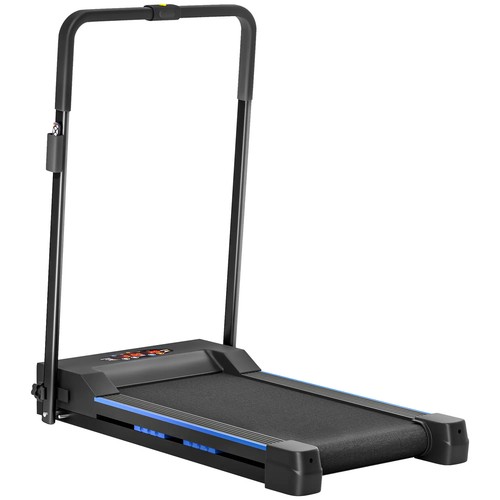 Steel Folding Motorised Home Treadmill Walking Machine with LCD Monitor Blue - Picture 12 of 12