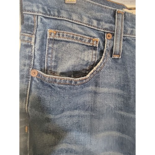 Pantalones de mezclilla para mujer Madewell retro recortados bootcut azul 27x22 - Imagen 3 de 8