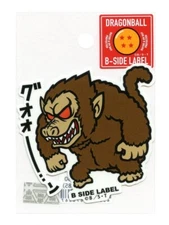DRAGON BALL Sticker Great Ape B-SIDE LABEL Japan Exclusive WATERPROOF