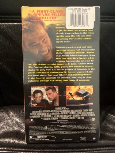 Collateral Damage (VHS, 2002)New Sealed. - Picture 2 of 4