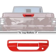 For Jeep Gladiator JT 2020-2025 Red Tailgate Door Handle Bowl Decor Cover Trim2*
