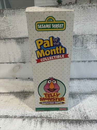 Sesame Street Pal of the Month Telly Monster Septiembre 2000 Oso Nuevo en caja - Imagen 6 de 10