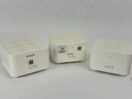 NETGEAR - Orbi AC1200 Dual-Band Mesh Wi-Fi System (3-pak) - biały - Zdjęcie 2 z 5