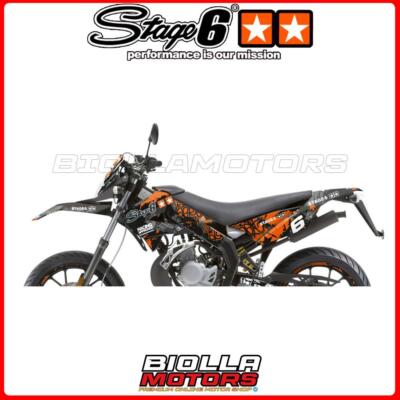 S6-059202/BK GRAFIK STAGE6 ORANGE/SCHWARZ DERBI SENDA DRD RACING 50 SM AFTER 