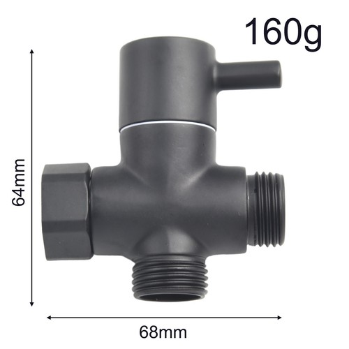 Diverter Ventil 1/2in Frau 1/2in M?nnlich F??r Duschkopf Solider Metallgriff - Bild 7 von 24