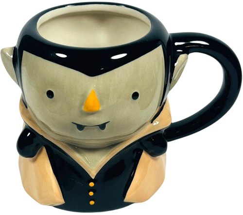 Target 2024 Hyde & Eek Halloween Figural Vampire Stoneware 15 oz Mug Cute - NEW - Picture 2 of 7