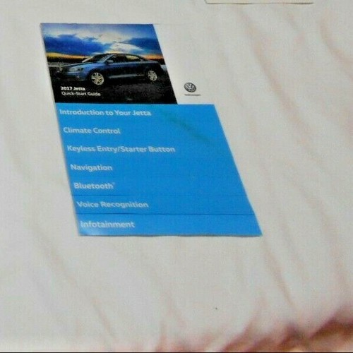 2017 VOLKSWAGEN JETTA GLI , JETTA OWNER MANUAL 11/PC SET & VW FACTORY CASE - Picture 3 of 10
