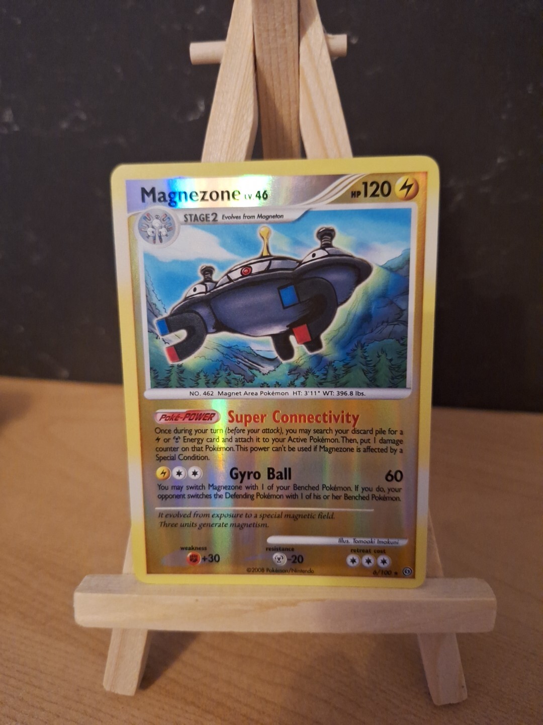 Pokemon Card Magnezone Stormfront 2008 Reverse Holo 6/100 LP