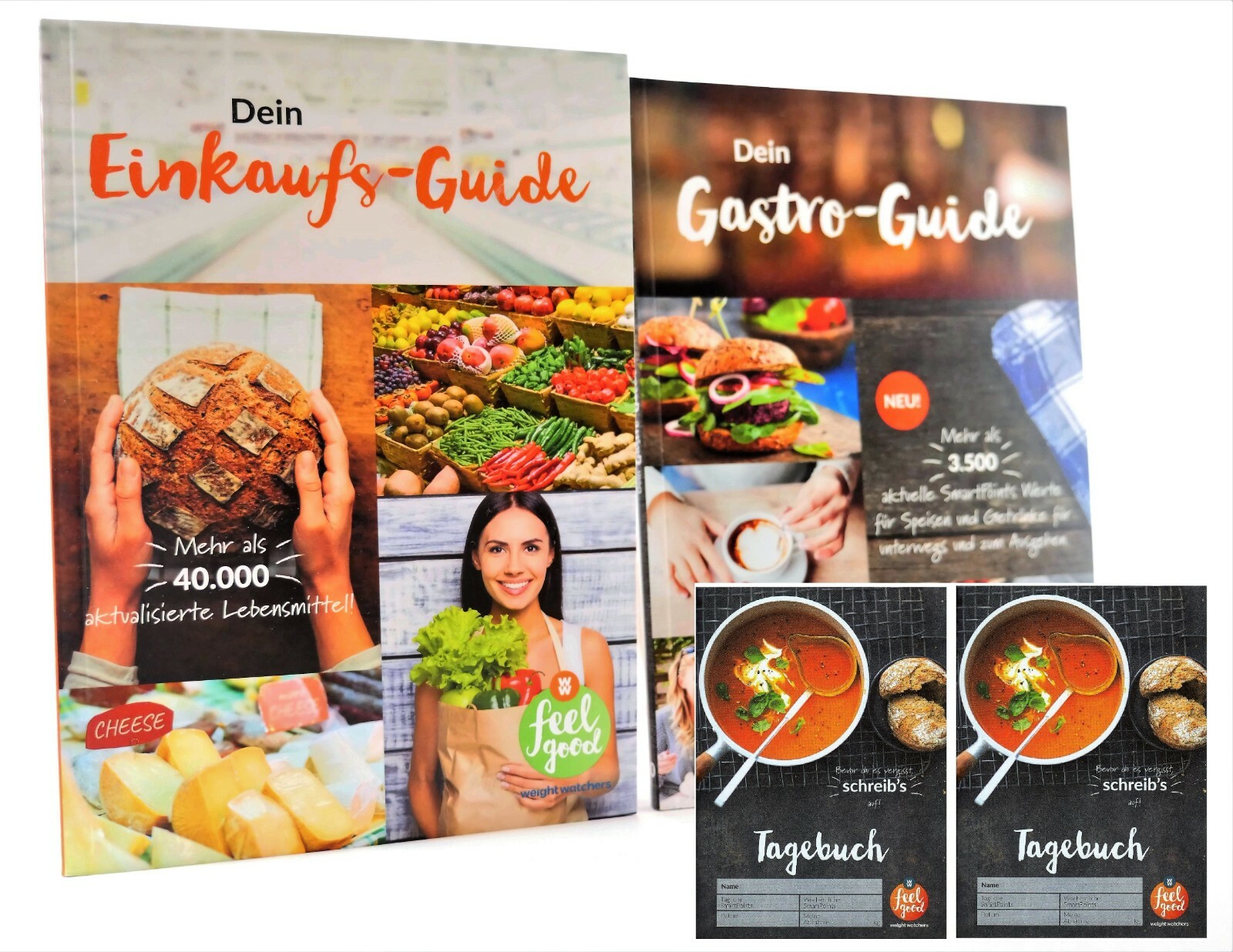 WW WEIGHT WATCHERS EINKAUFSFÜHRER ÜBER 40.000 LEBENSMITTEL+RESTAURANTFÜHRER SET!