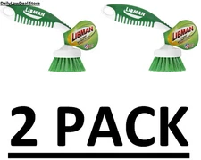 2 PACK - Libman   Kitchen Brush 2 in. W Rubber Scrub Curved Brush