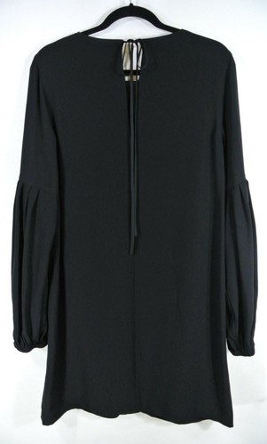 NEW Elizabeth and James Claudia Jewel-Neck Crepe Dress in Black - Size 8 #D6543 - Picture 5 of 7