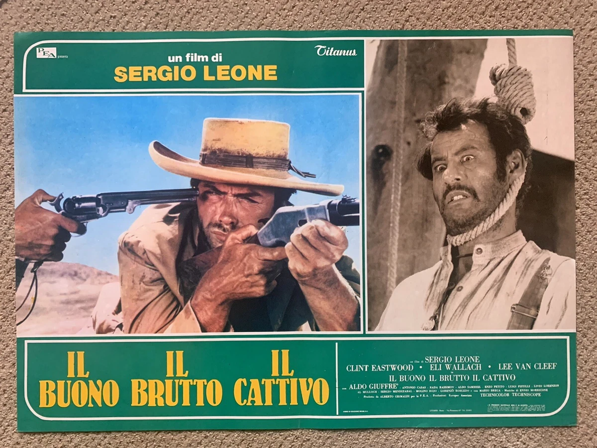 The Good The Bad And The Ugly Poster Italian
