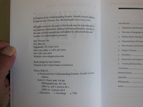 A Framework for Understanding Poverty by Ruby K. Payne (2005, Perfect,... - Picture 5 of 5