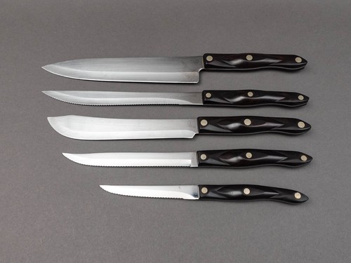 Cutco USA Vintage 5 Piece Knife Set Models (1721, 1722, 1723, 1725, 1729)
