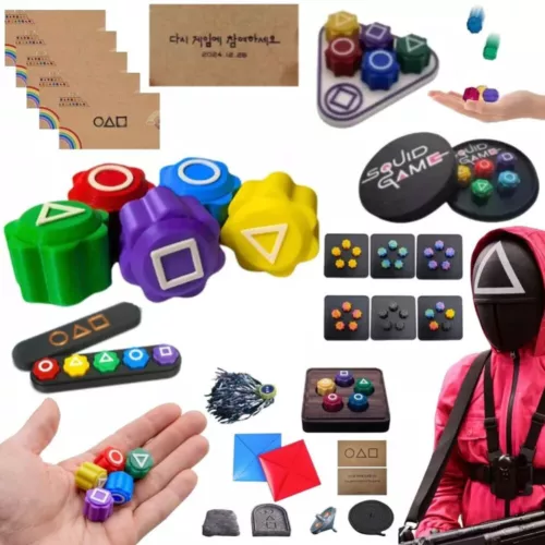 Squid Game Season 2 Gonggi Gong-gi 공기 Toy Korean Jack Stones Game NEW VIRAL GAME - Picture 3 of 40