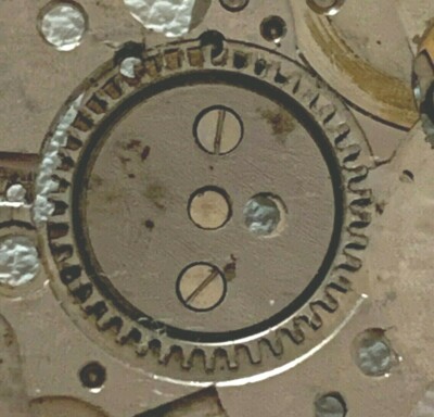 ZENITH 156 - Roota corona e nocciolo ruota corona Crown wheel 420 Crown wheel core