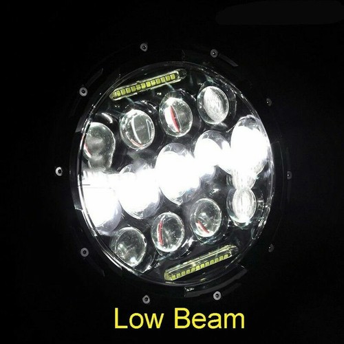 2PCS 7" Inch 75W LED Headlights Hi/Lo DRL For Jeep Wrangler CJ JK TJ LJ - Picture 6 of 10